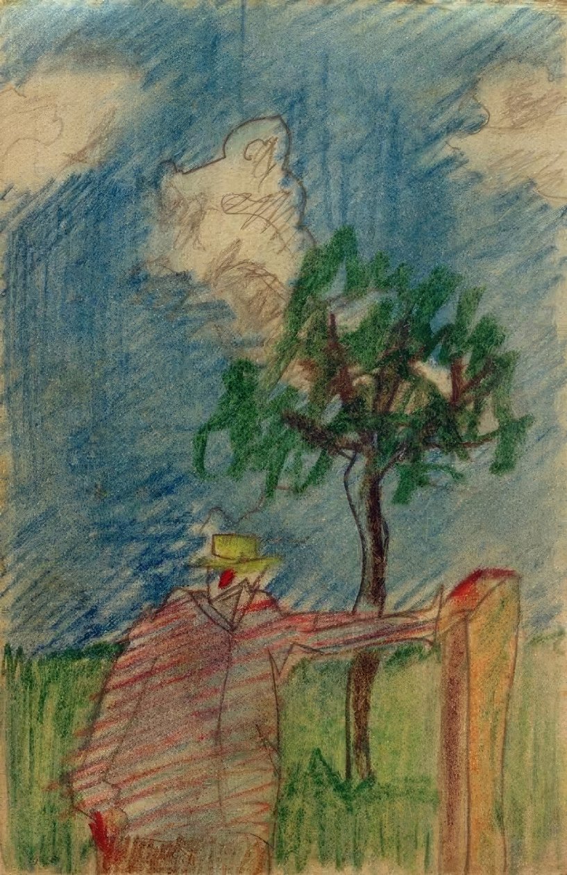 Senza titolo (Uomo sotto un albero) da Laszlo Moholy Nagy