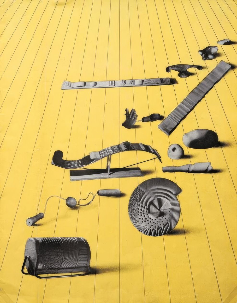 Esercizi tattili e sculture di mani da Laszlo Moholy Nagy