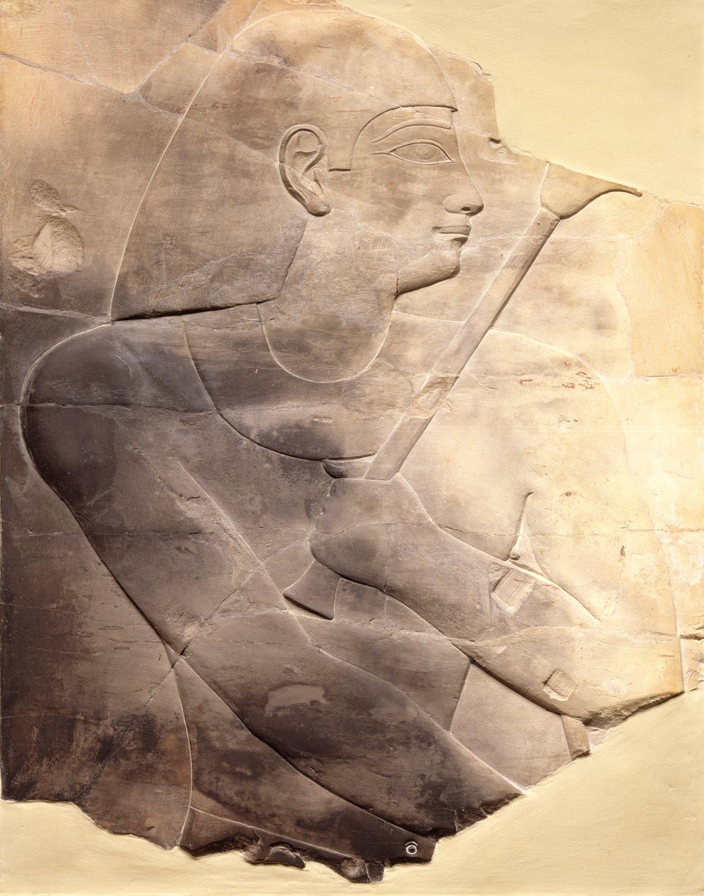 Rilievo di un alto funzionario, possibilmente da Tebe, c.670-650 a.C. da Late Period Egyptian