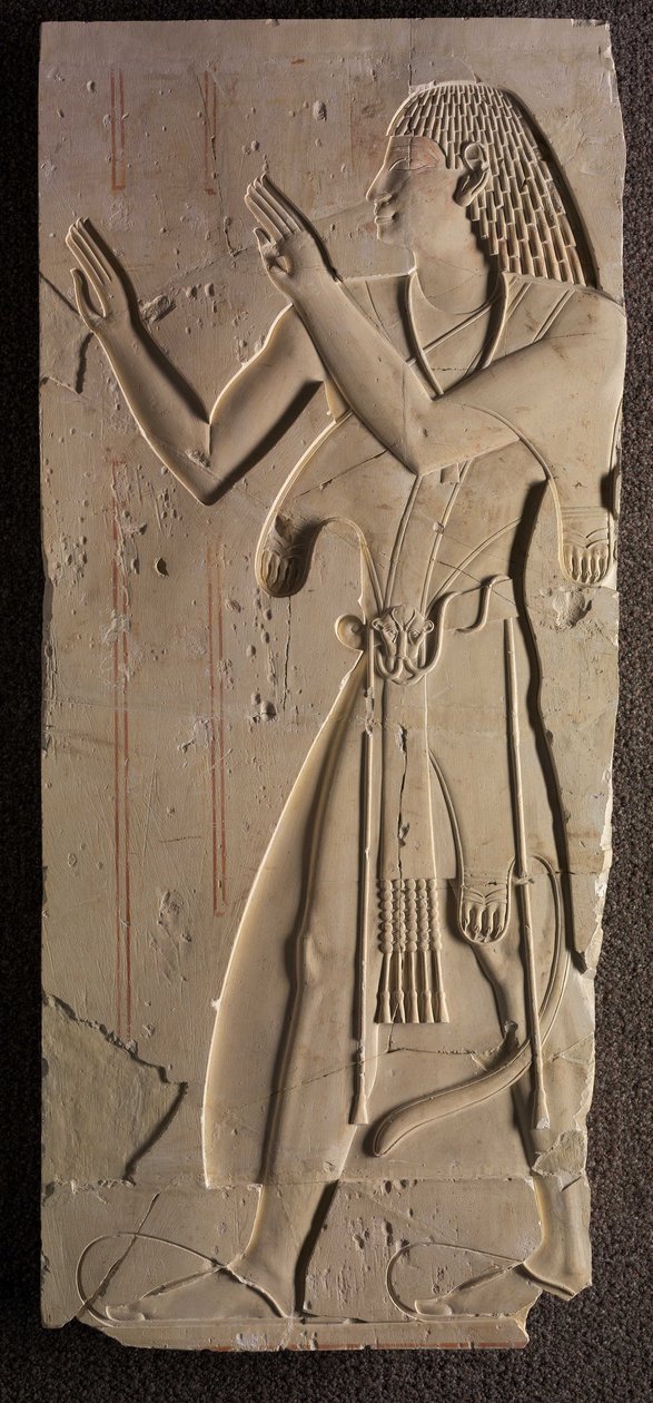 Mentuemhat in abito ecclesiastico, c.667-647 a.C. da Late Period Egyptian