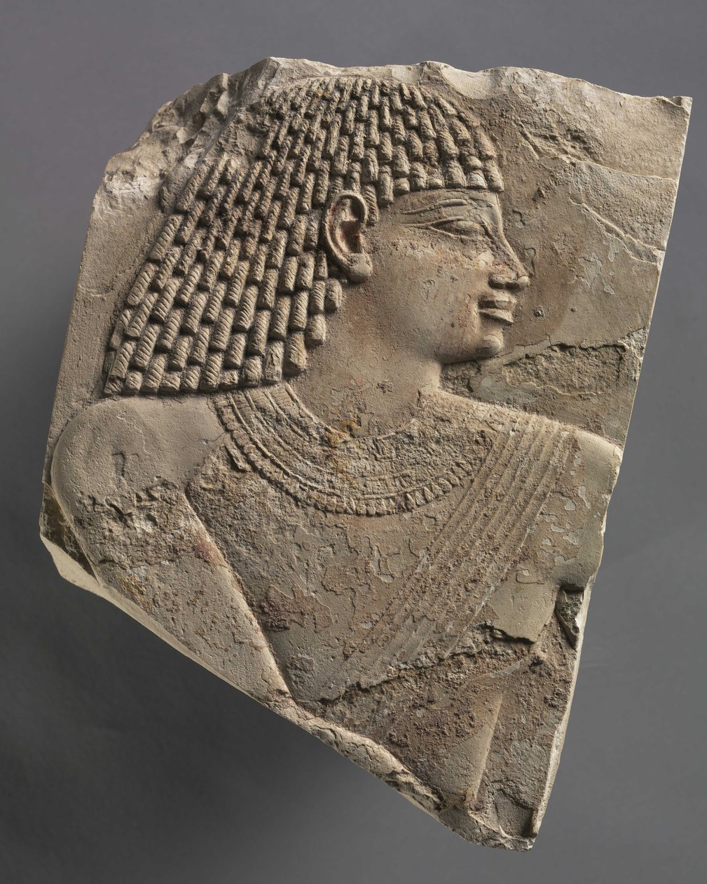 Piccola testa di un uomo, c.667-647 a.C. da Late Period Egyptian