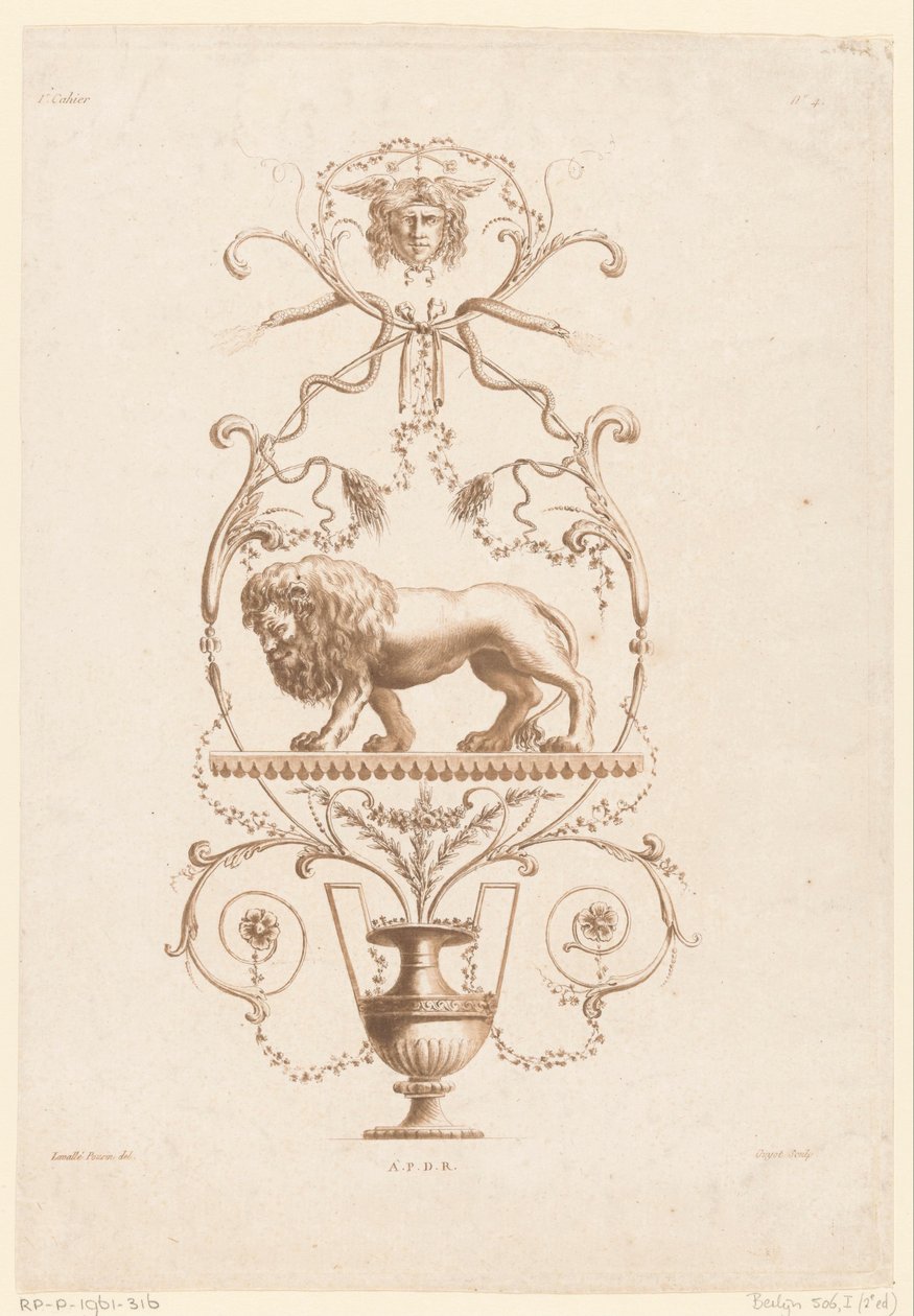 Arabeschi e leone da Laurent Guyot