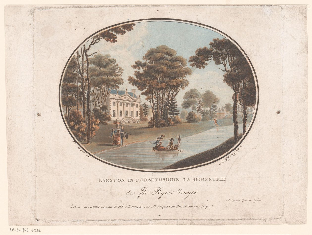 Vista su Ranston nel Dorsetshire da Laurent Guyot