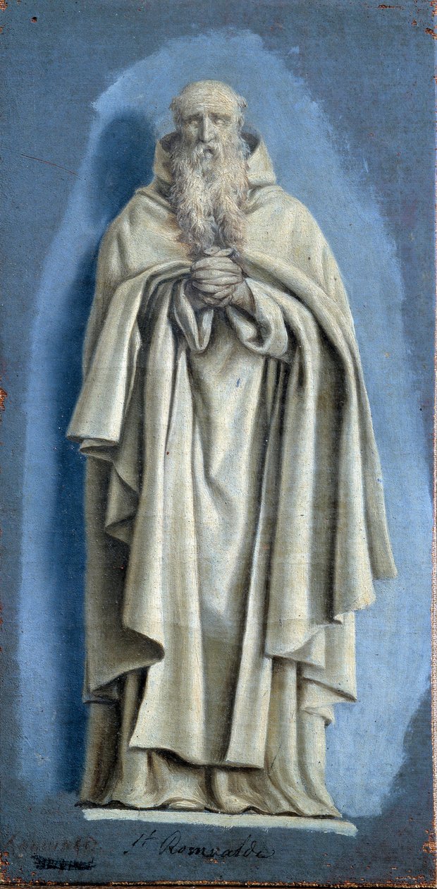 San Romualdo in preghiera da Laurent de la Hyre
