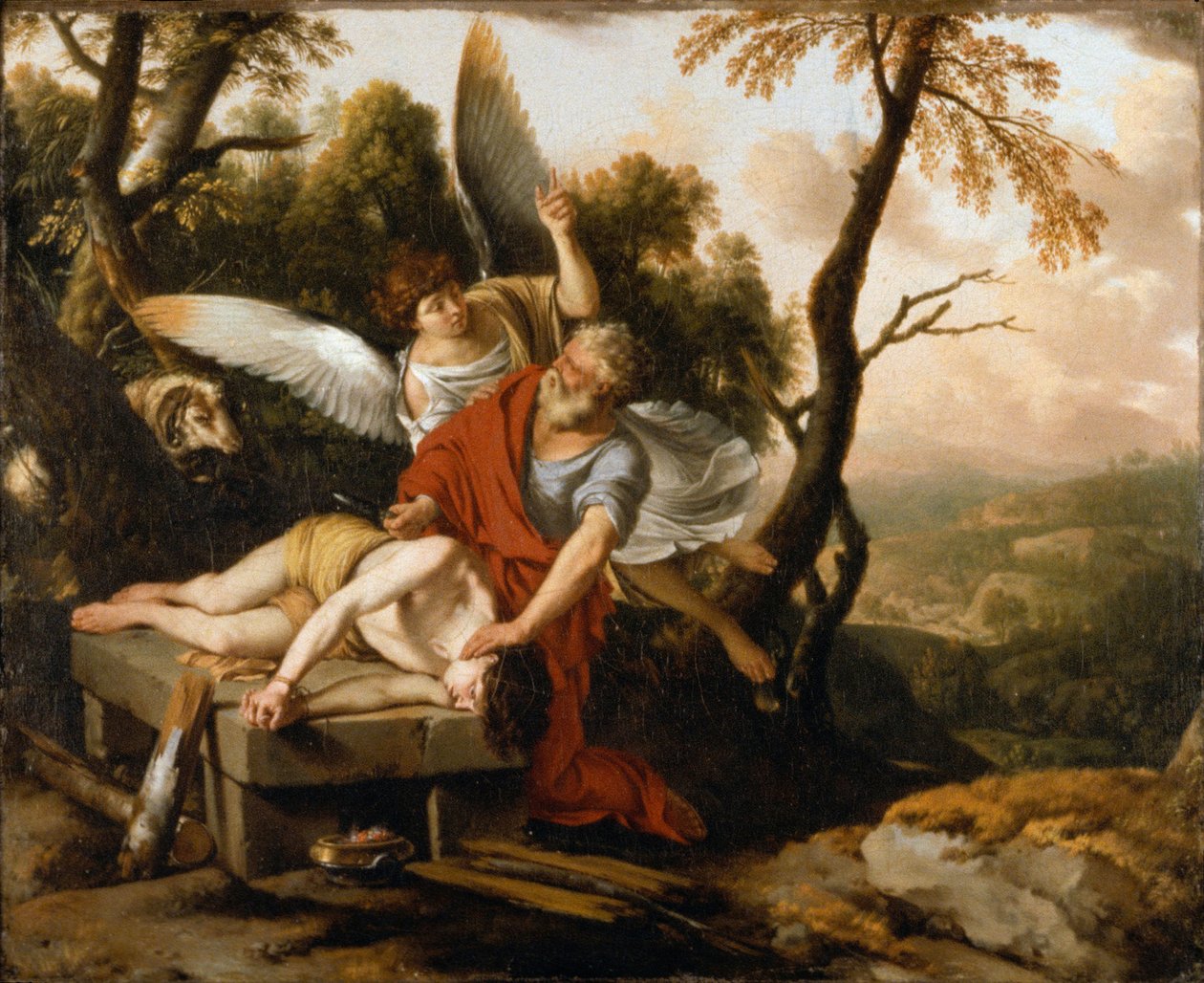 Il sacrificio di Isacco da Laurent de la Hyre