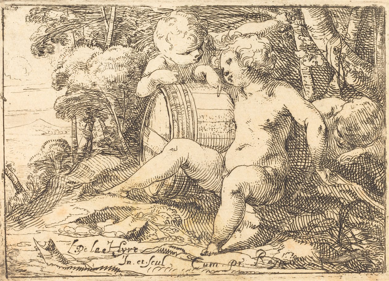 Tre Bambini Bacchici da Laurent de la Hyre