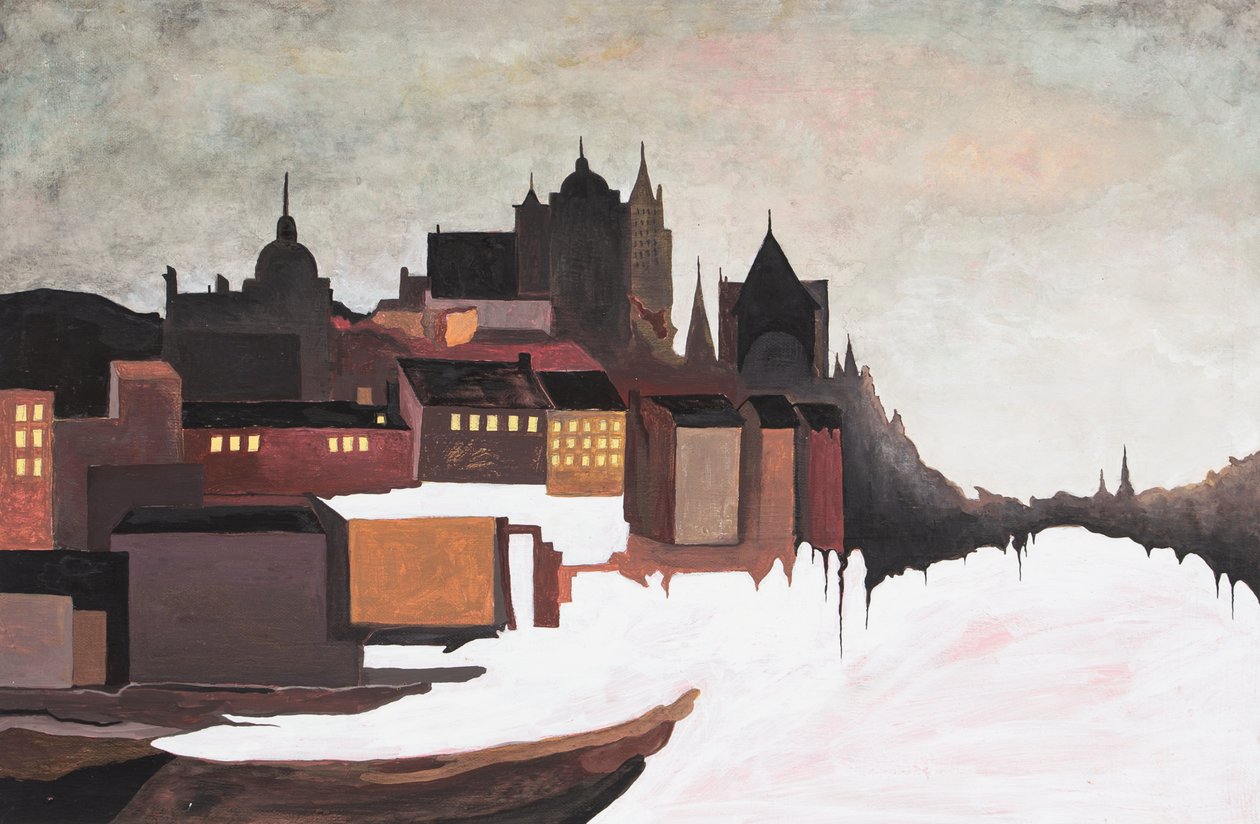 San Pietroburgo, 2021 circa (acrilico su tela) da Laurie Michaels