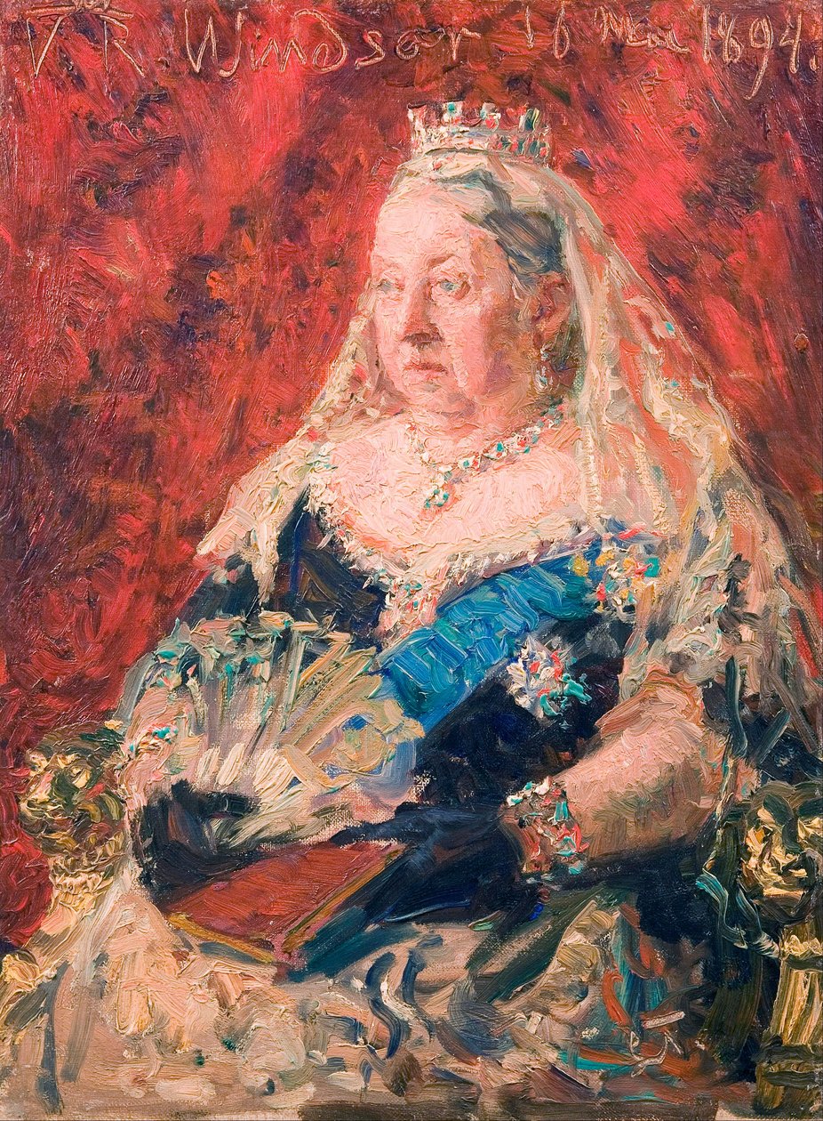 Ritratto della regina Vittoria da Laurits Regner Tuxen