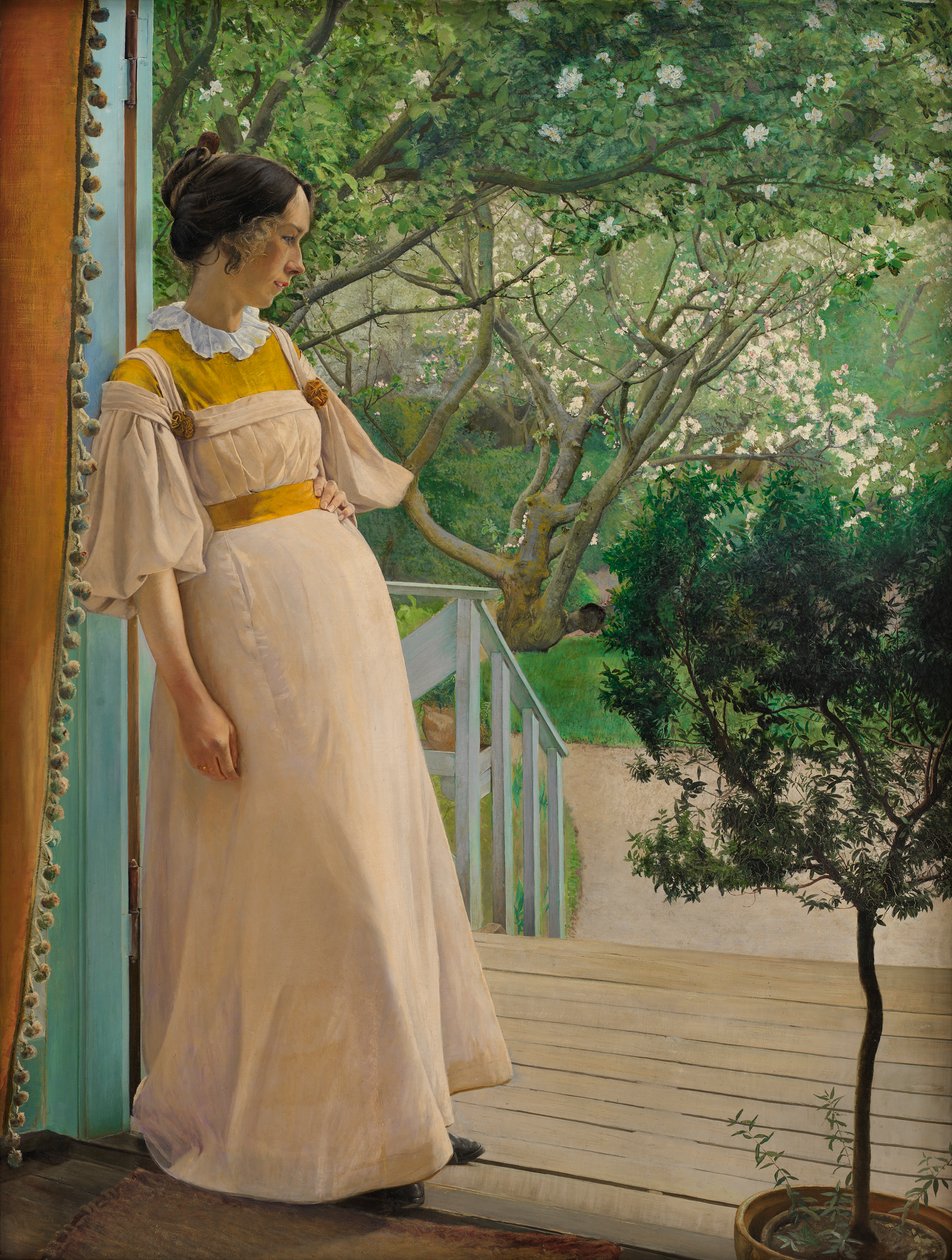 Alla porta del giardino. La moglie dell