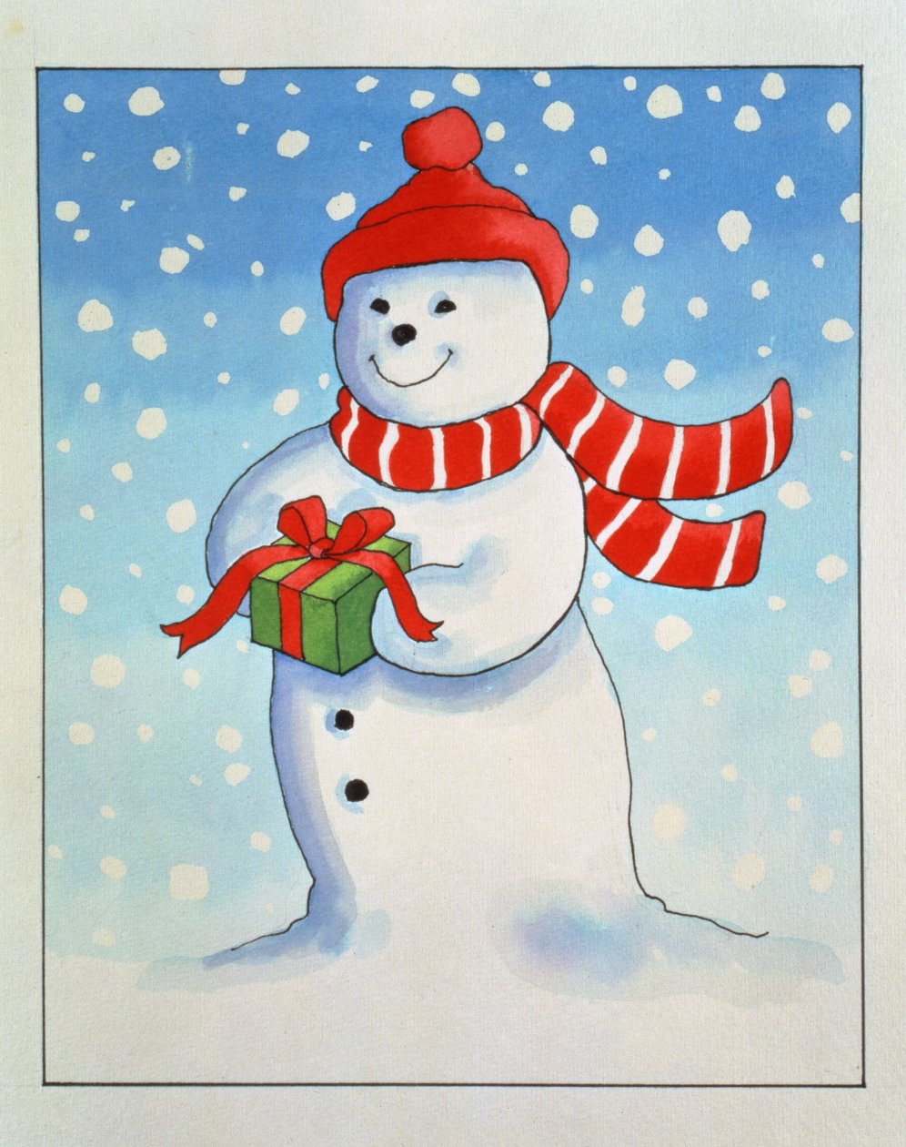 Regalo di Natale del pupazzo di neve da Lavinia Hamer