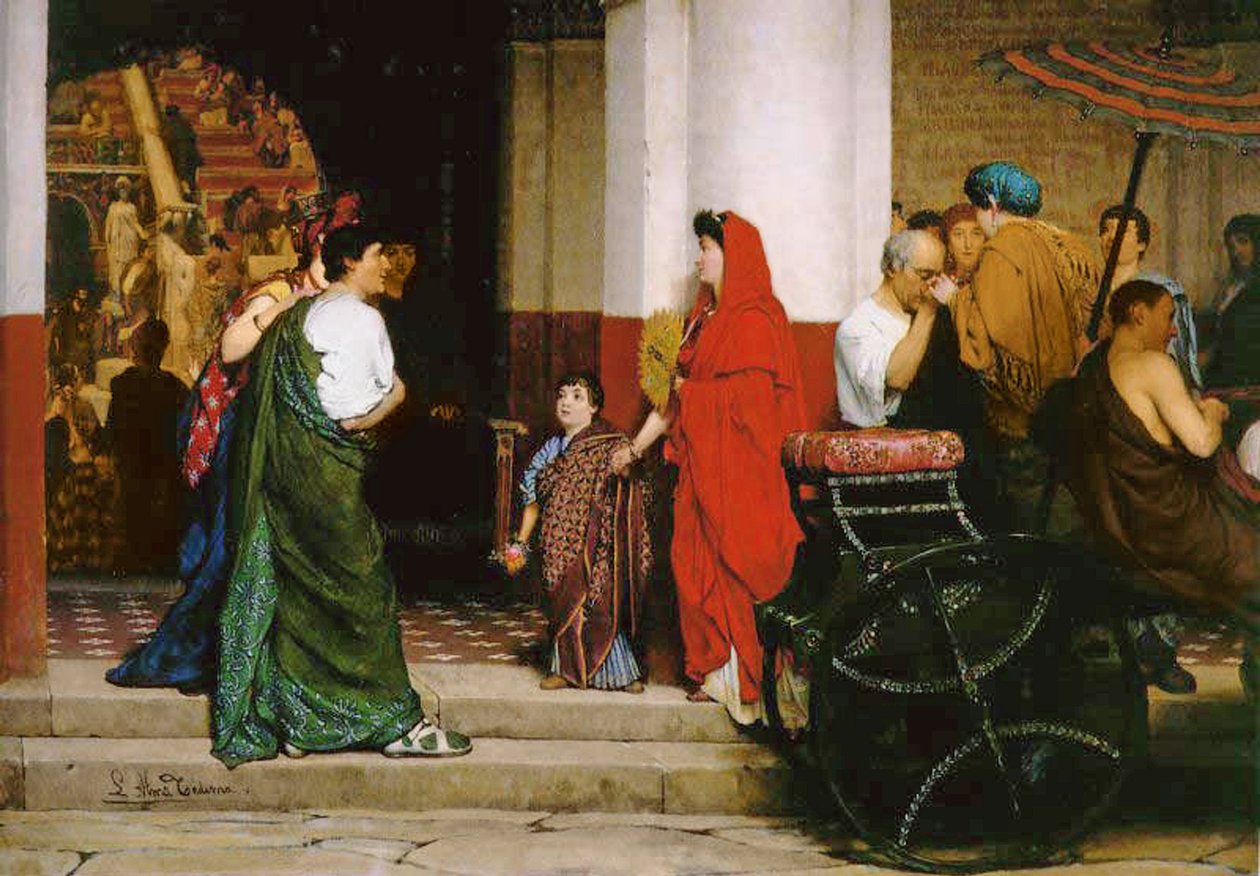 Ingresso a un Teatro Romano, 1866 da Lawrence Alma Tadema