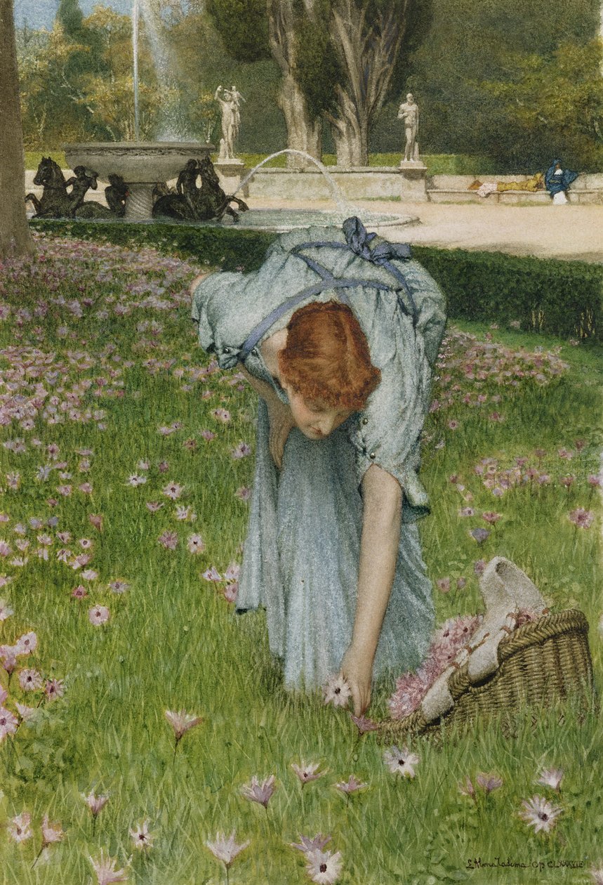 Flora - Primavera nei giardini di Villa Borghese da Lawrence Alma-Tadema