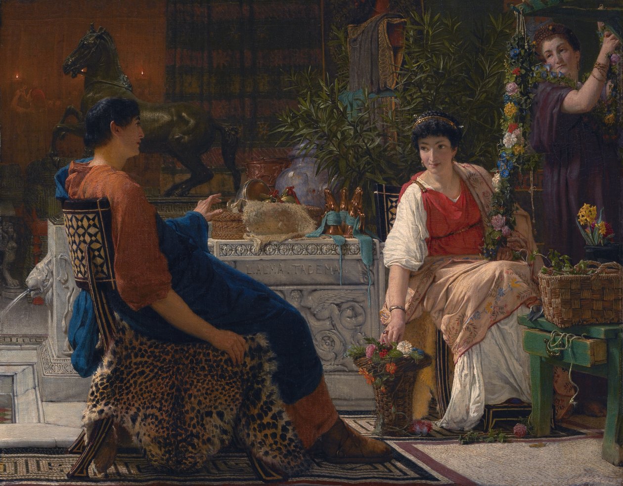 Preparativi per le festività da Lawrence Alma Tadema