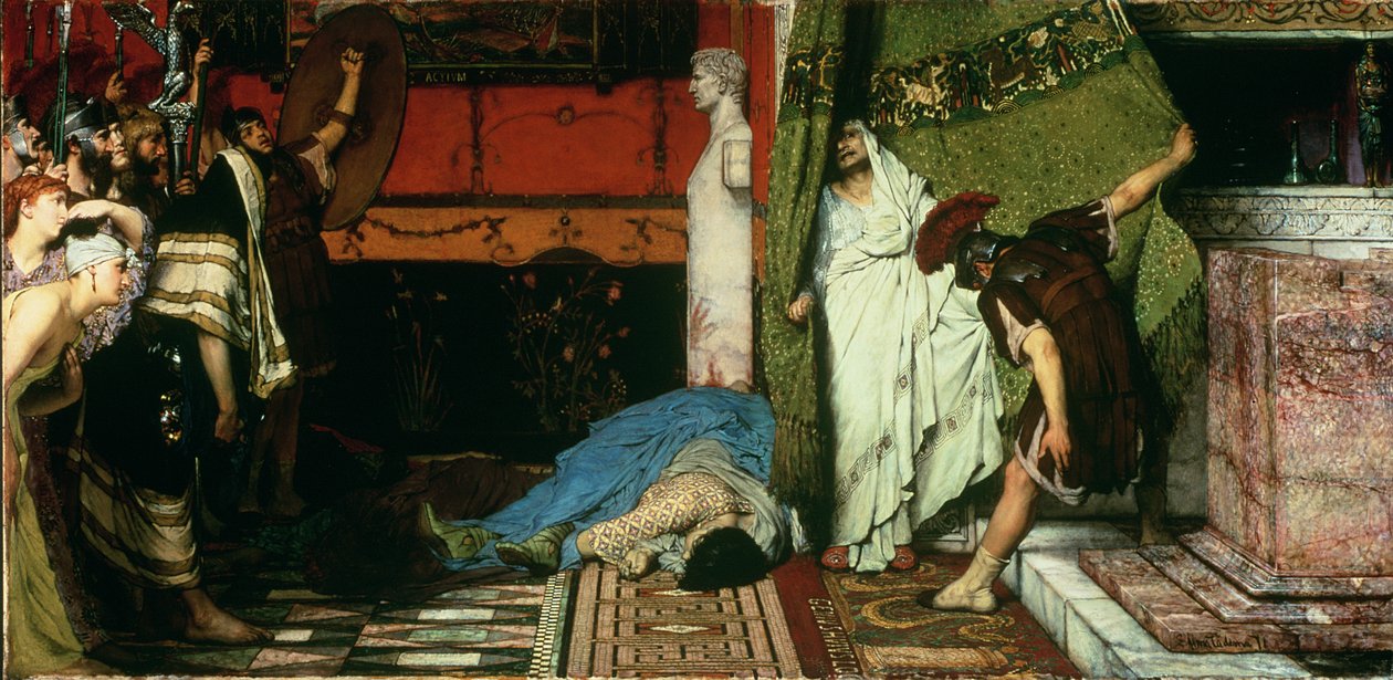 Un imperatore romano, 41 d.C. - Claudio da Lawrence Alma Tadema