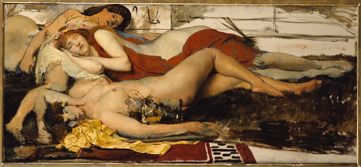 Menadi Esauste da Lawrence Alma Tadema
