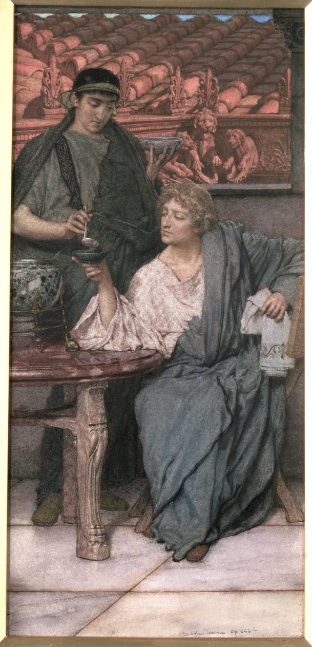 I Degustatori di Vino Romani da Lawrence Alma-Tadema