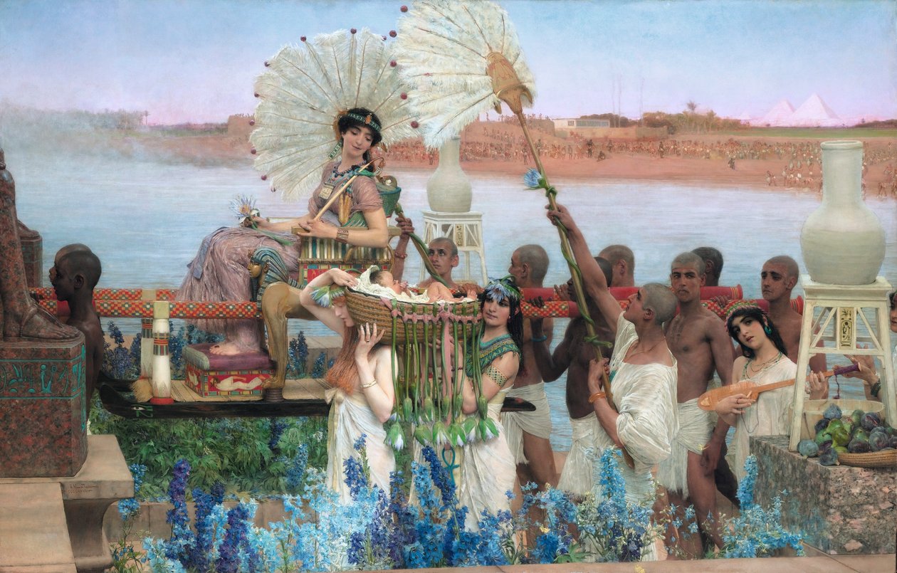 Il ritrovamento di Mosè da Lawrence Alma Tadema