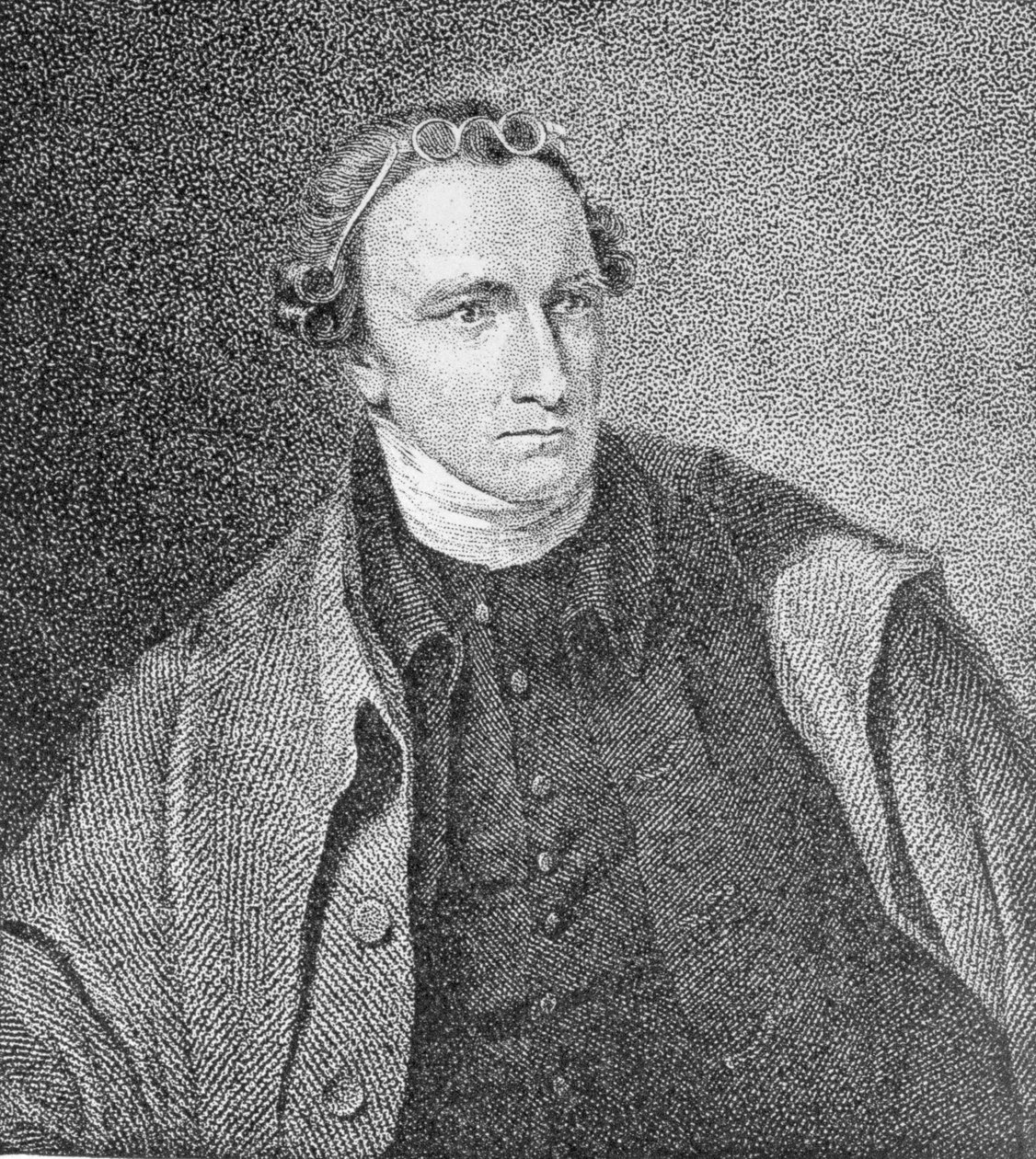 Ritratto di Patrick Henry, inciso da William Satchwell Leney da una stampa in Analectic Magazine, dicembre 1817 da Lawrence Sully
