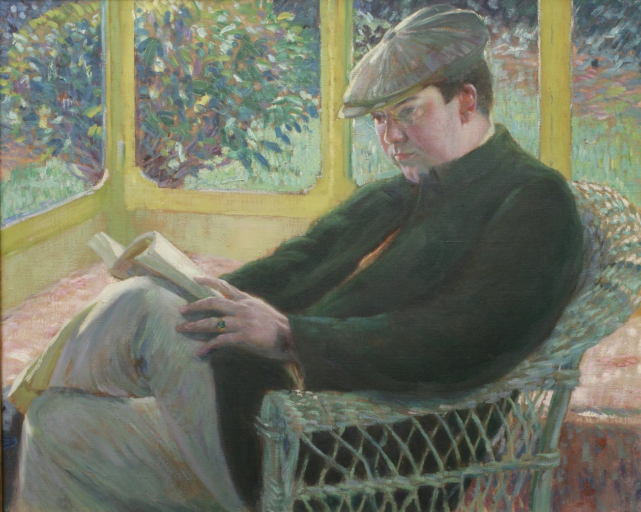 Frederick Carl Frieseke (olio su tela) da Lawton Parker