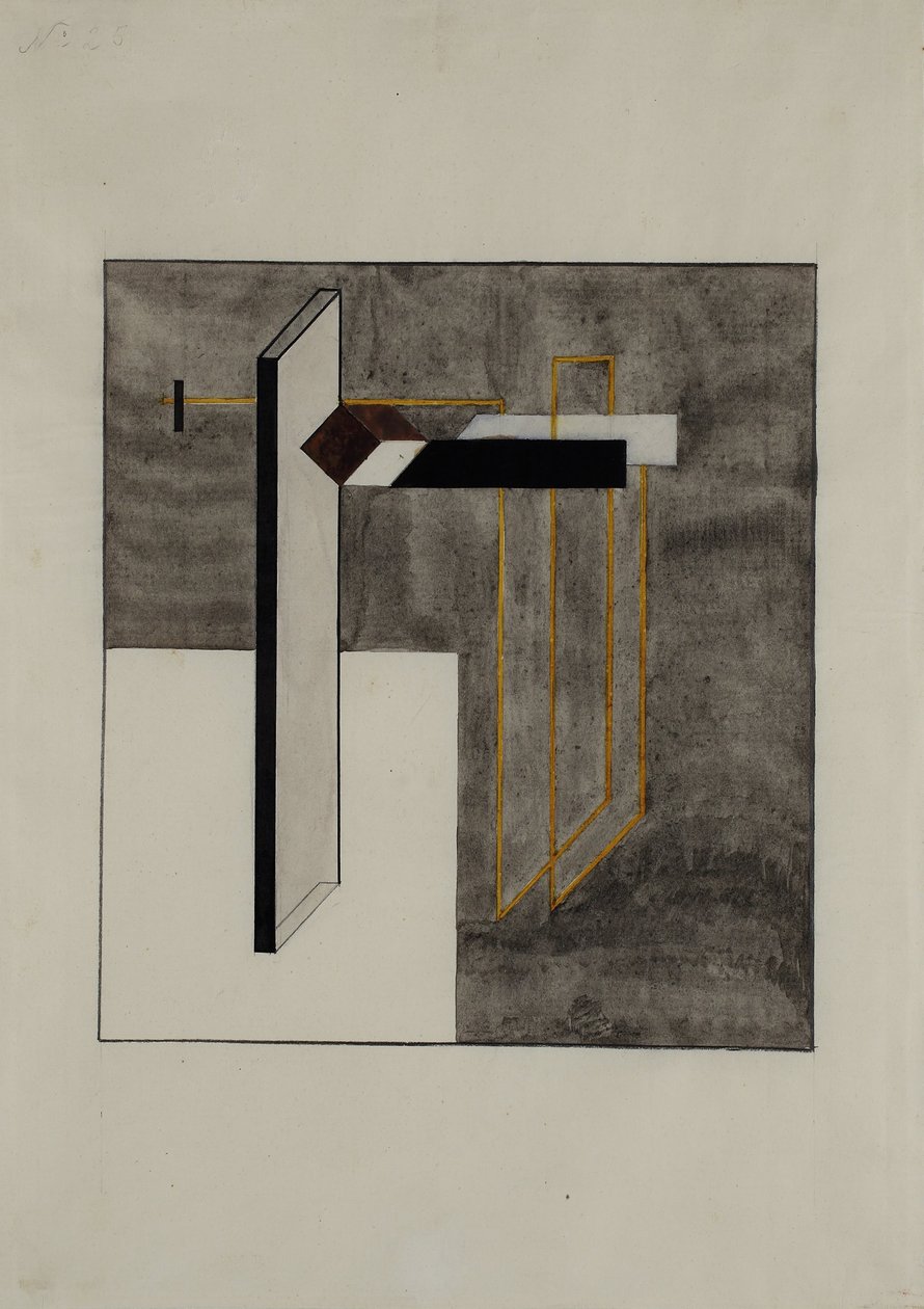 Studio per Proun 4B da Eliezer Markowich Lissitzky