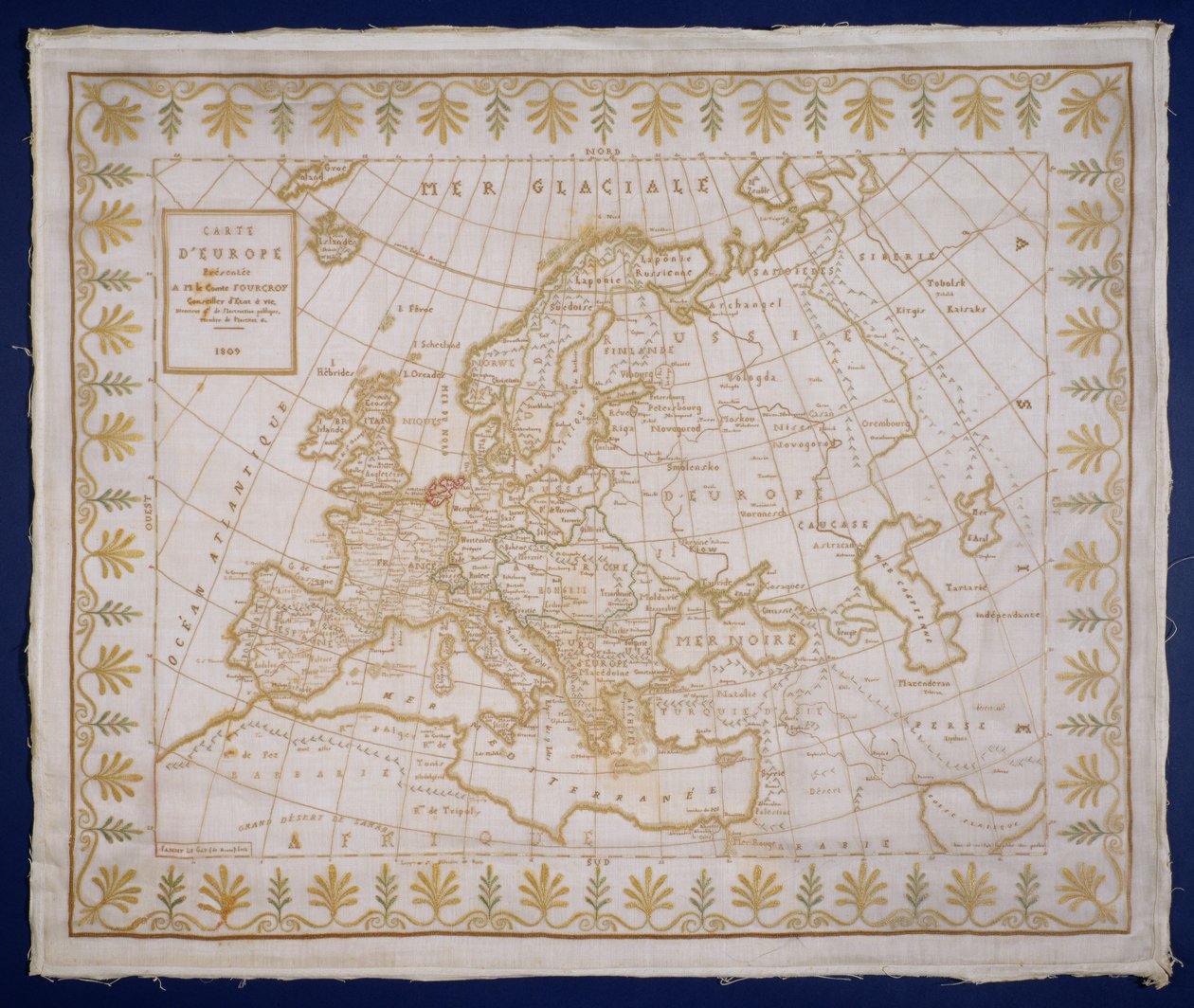 Campione T.143-1938 che mostra una mappa dell