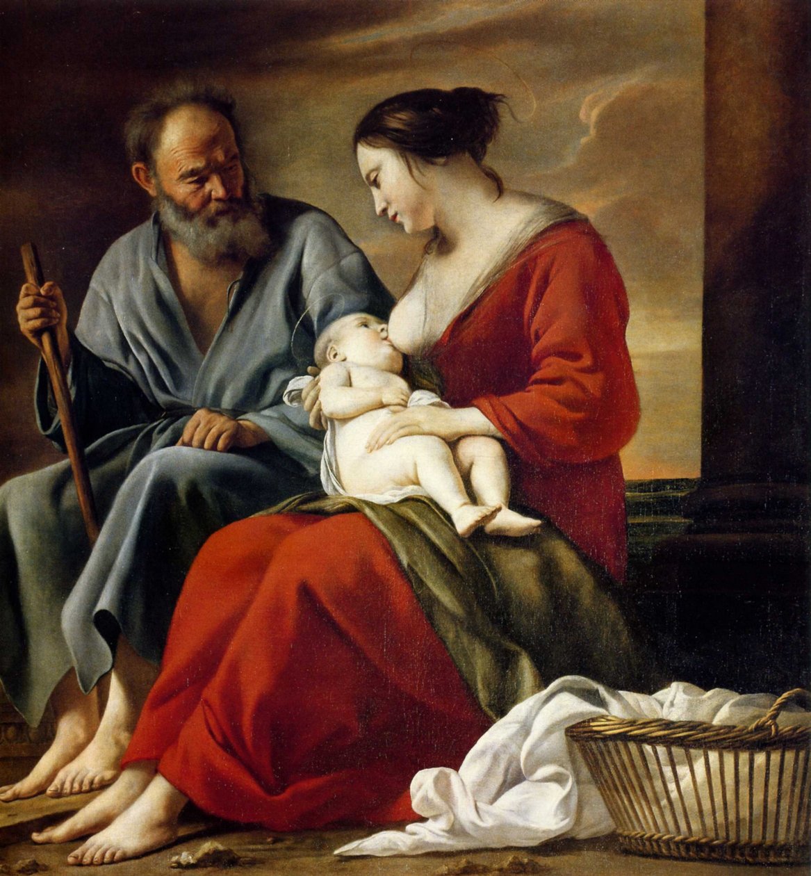 Le Nain - Riposo della Sacra Famiglia da Le Nain Brothers