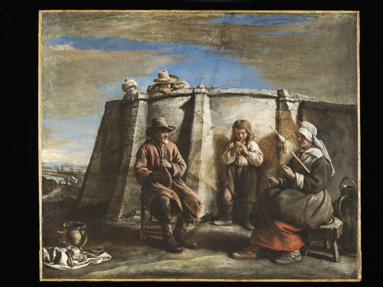 Le Nain - Il suonatore di flageolet, 1640 da Le Nain Brothers