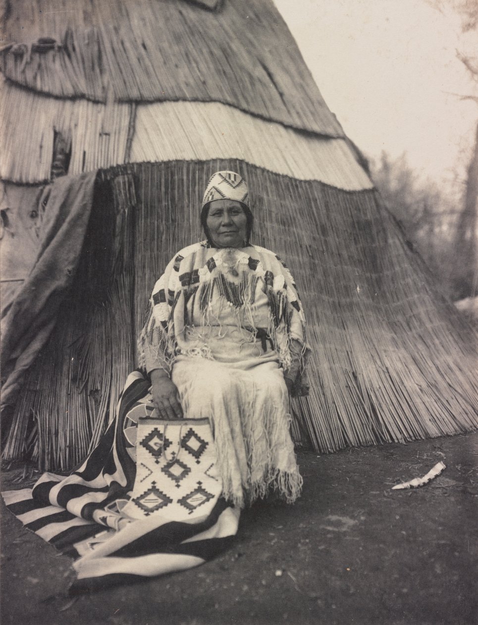 Edna Kash-kash, una donna indiana Cayuse da Lee Moorhouse