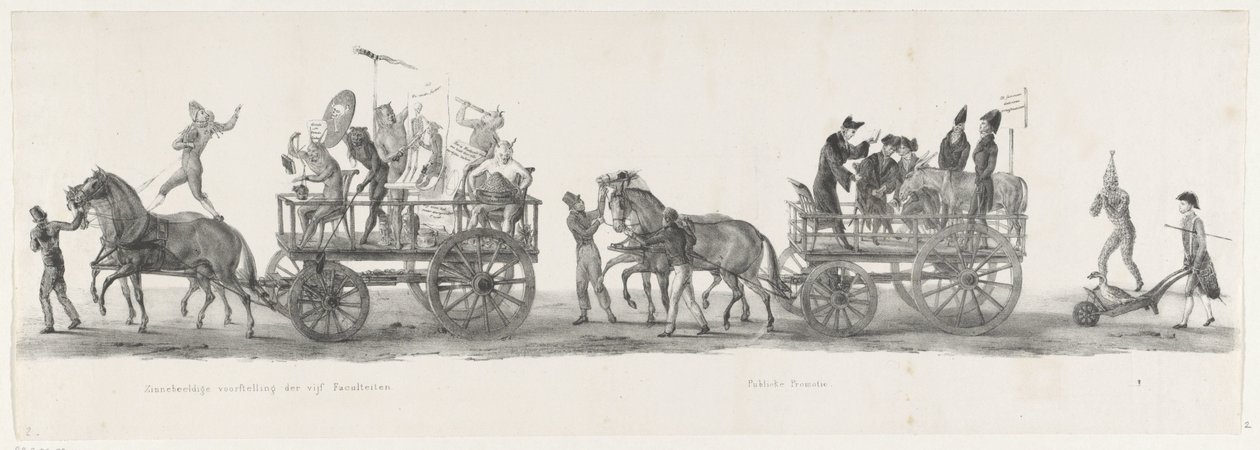 Cinque Facoltà e una Promozione Pubblica, 1835 da Leendert Springer (I)