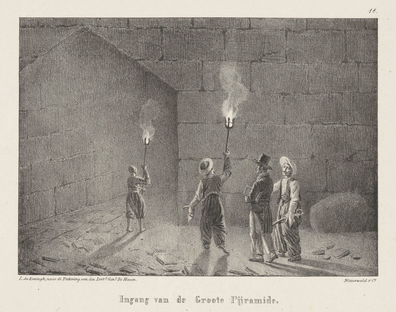 Ingresso di una piramide da Leendert de Koningh