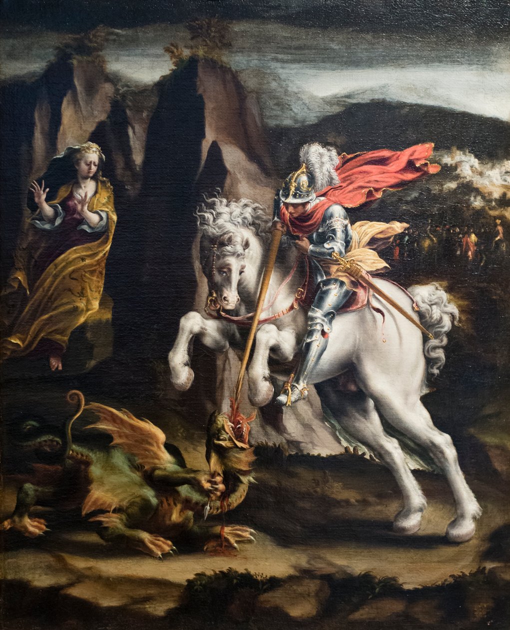 San Giorgio e il drago da Lelio Orsi da Novellara