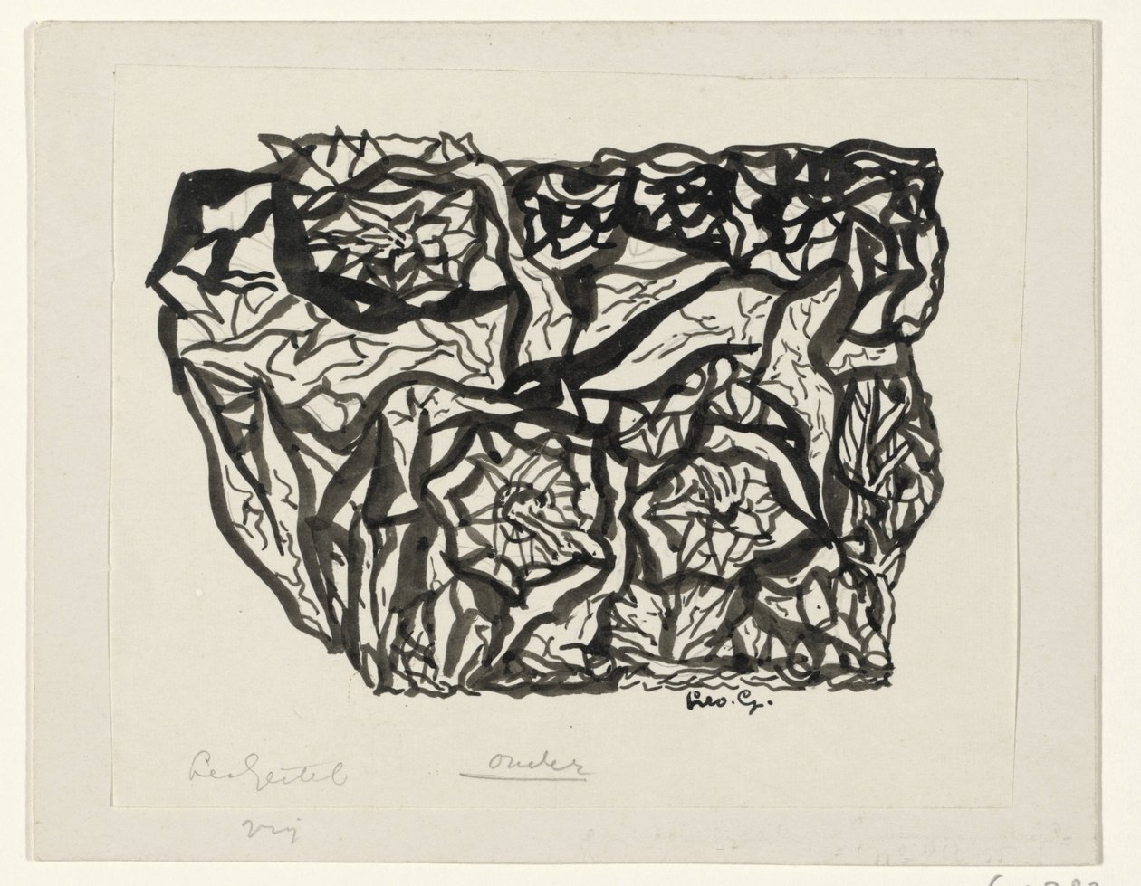 Cespuglio di fiori da Leo Gestel (signed by artist)