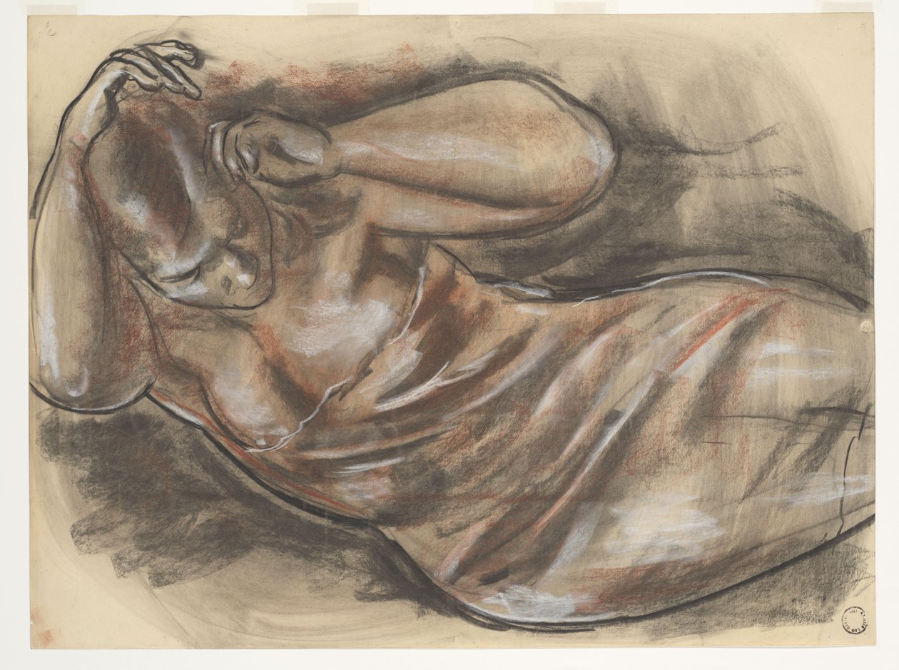 Nudo sdraiato da Leo Gestel (signed by artist)