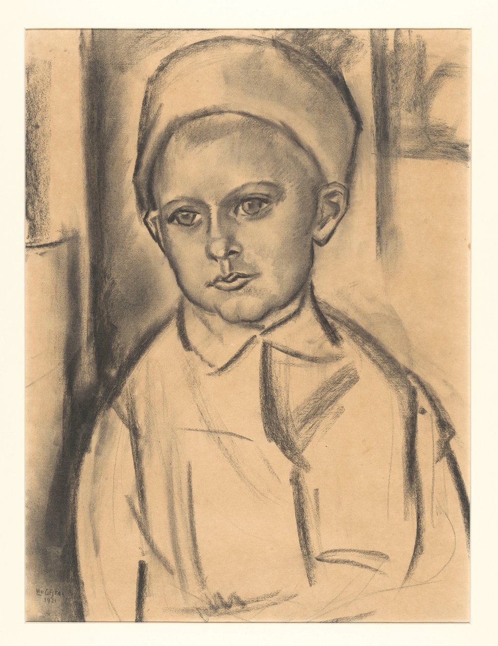 Ritratto di un ragazzo sconosciuto da Leo Gestel (signed by artist)