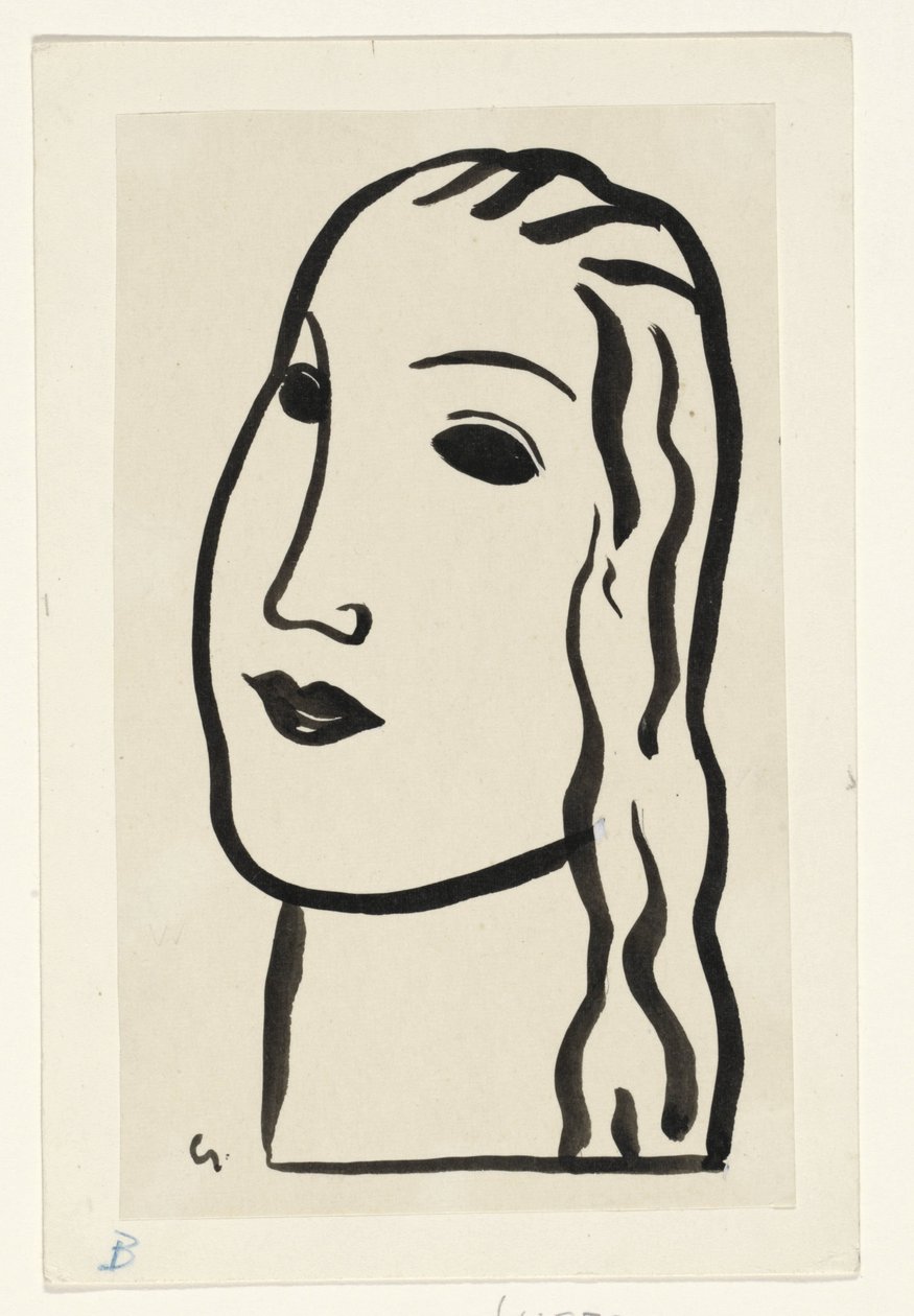 Testa di donna da Leo Gestel (signed by artist)