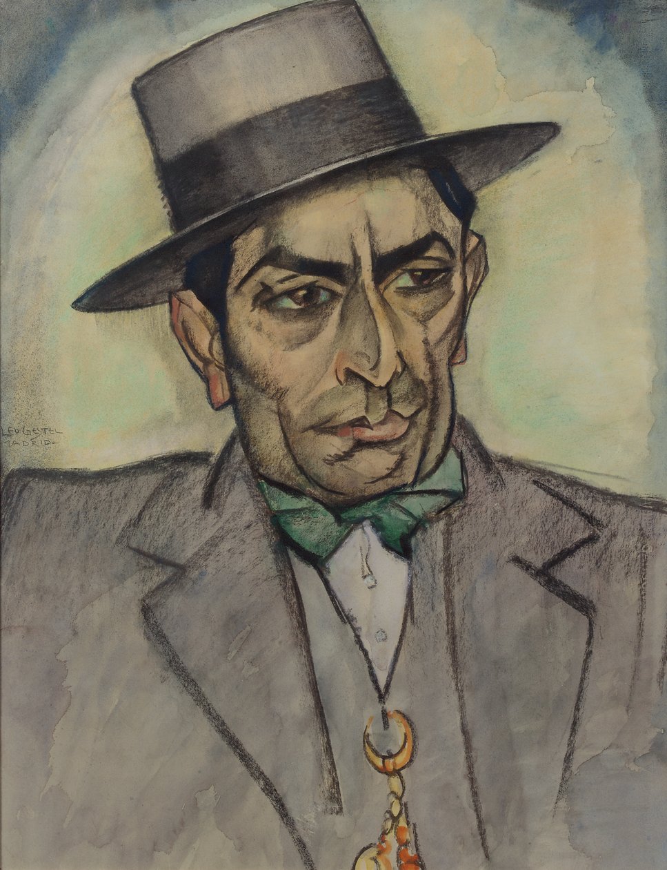 Un uomo in costume spagnolo, c. 1914 da Leo Gestel