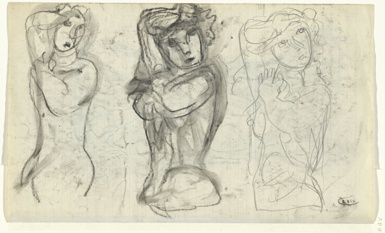 Tre donne nude da Leo Gestel