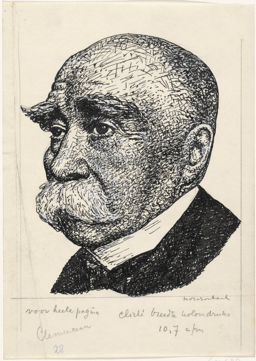 Ritratto di George-Eugène-Benjamin Clemenceau da Leo Gestel