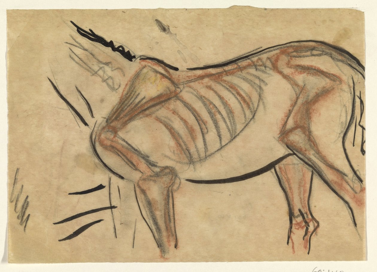 Scheletro di un cavallo da Leo Gestel