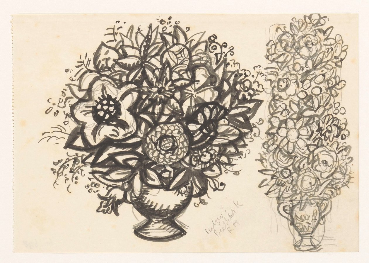 Due vasi con fiori da Leo Gestel