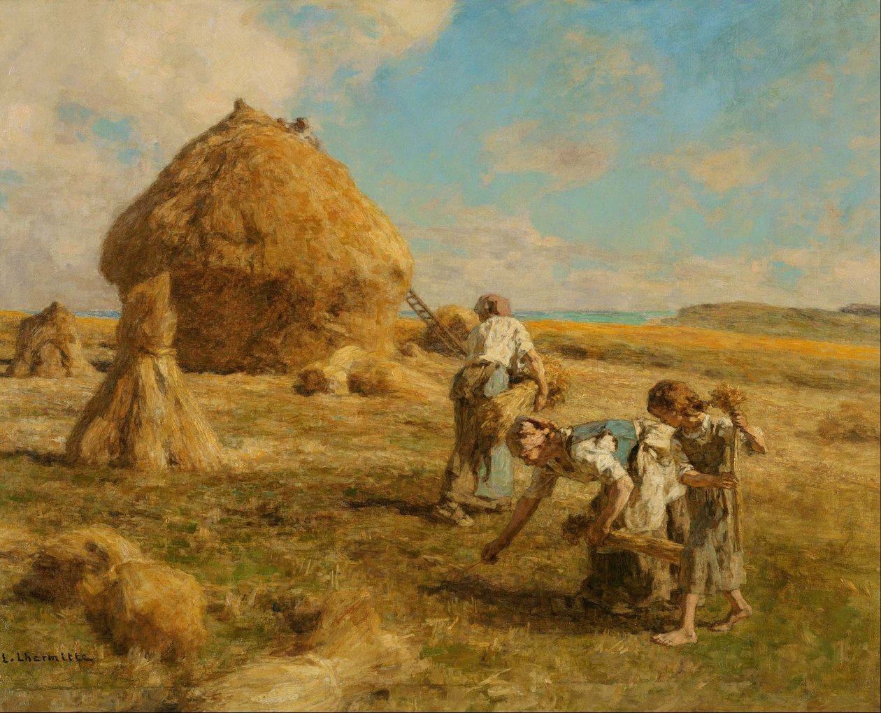 Donne che spigolano da Leon Augustin Lhermitte