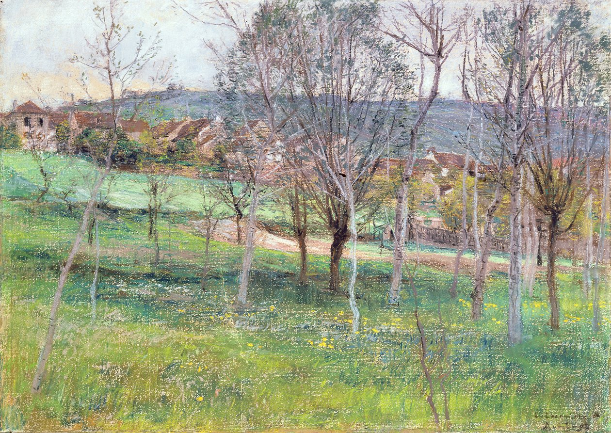 Paesaggio nel nord della Francia, c.1892 da Leon Augustin Lhermitte
