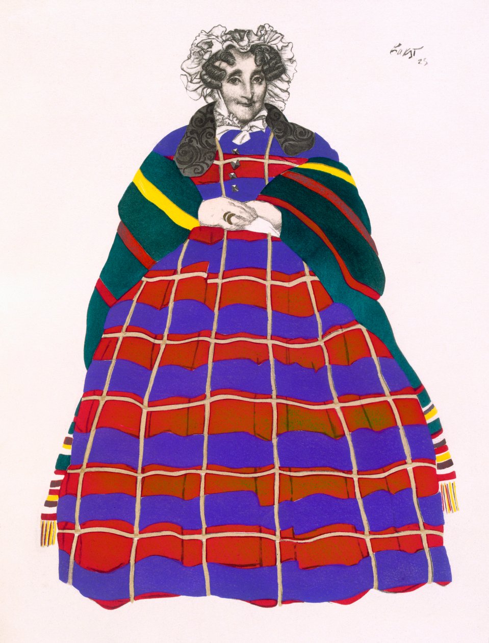 Costume per Madame Loenfowitch in Mosca nei tempi antichi, per lo Spettacolo dell