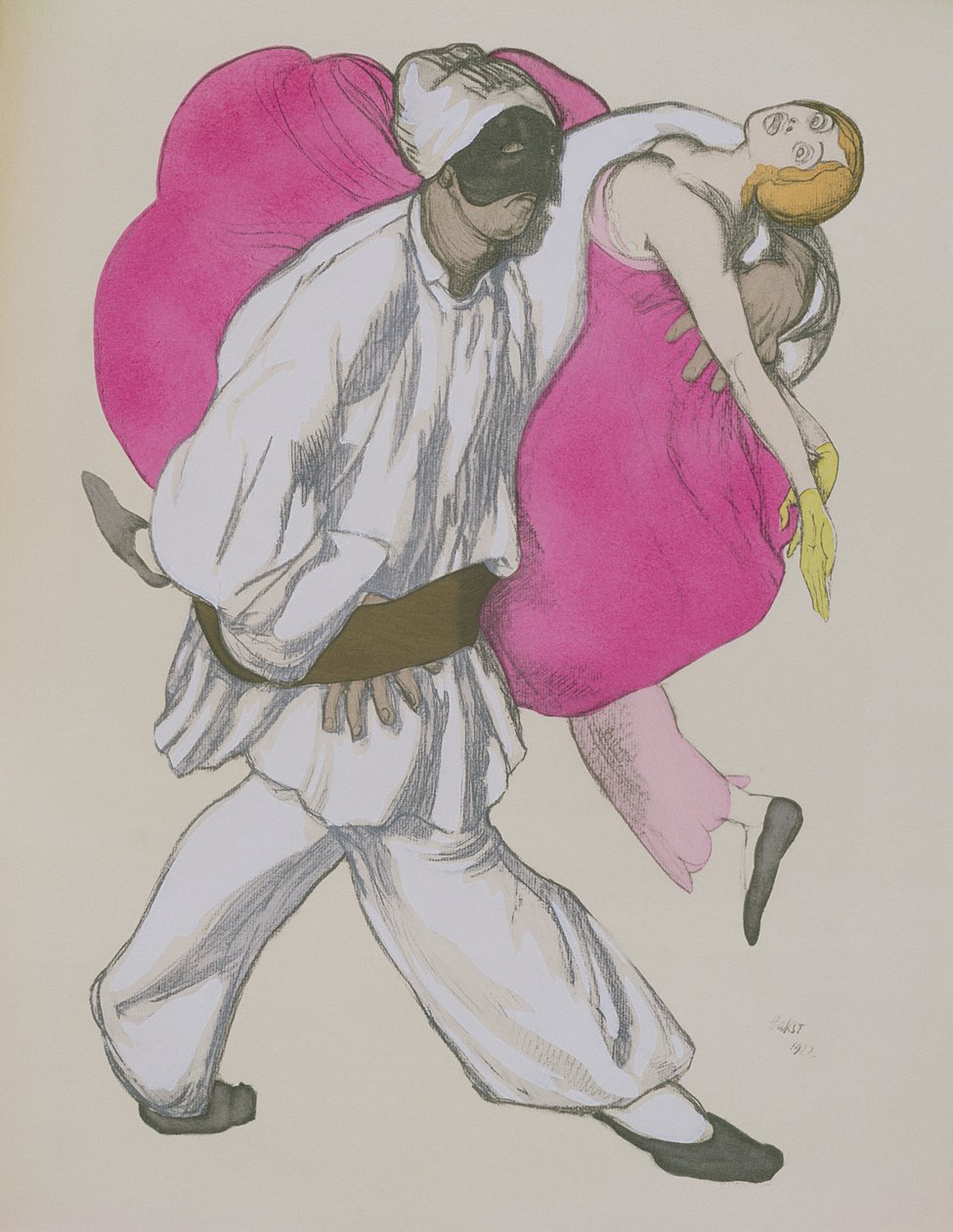 Costumi per Pamina e Monostatos in 