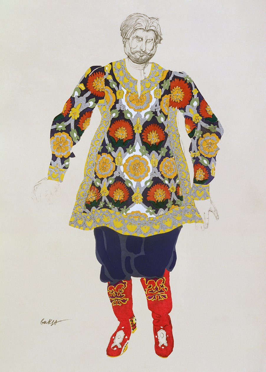 Costume per un uomo, da Sadko da Leon Bakst