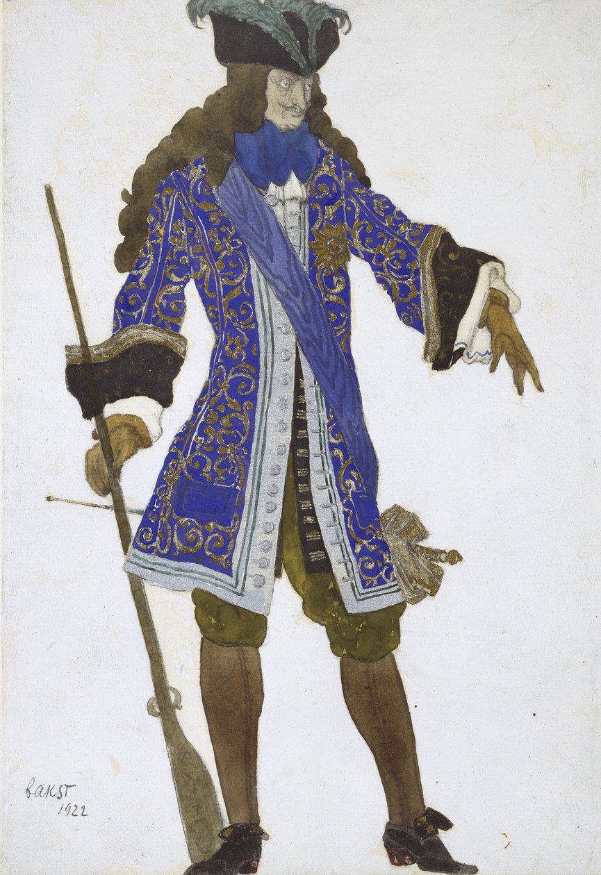 Design per il Costume del Conte nell