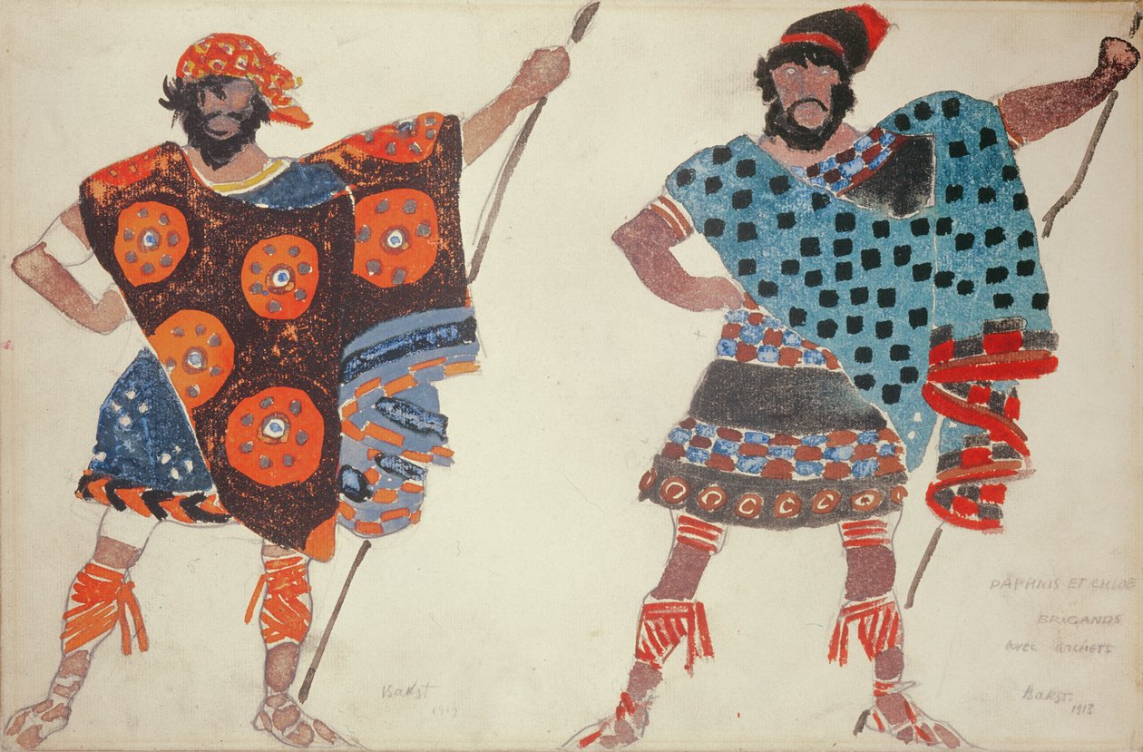 Costume da pirata per Daphnis e Chloe, 1913 da Leon Bakst