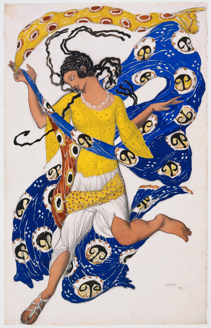 La Farfalla (Costume per Anna Pavlova) da Leon Bakst