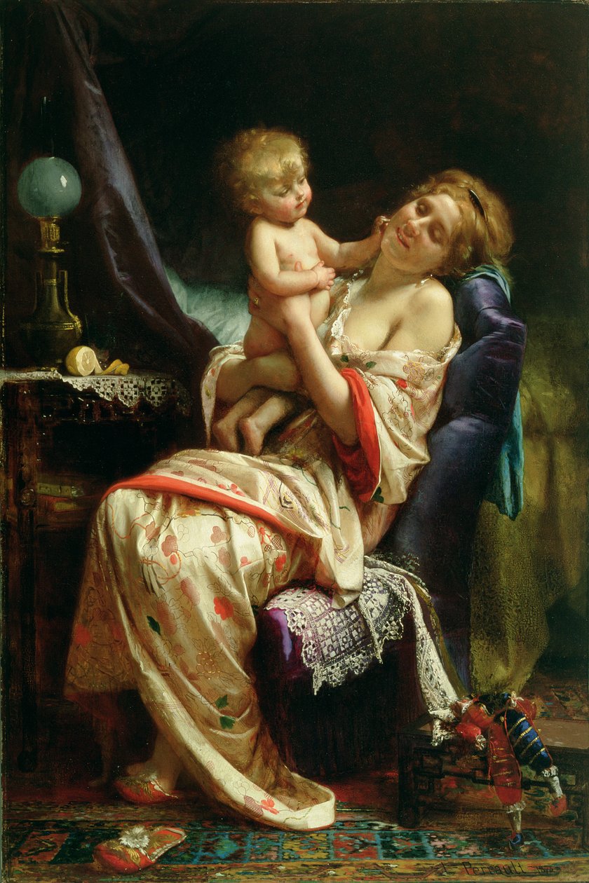 Maternità, 1873 da Leon Bazile Perrault