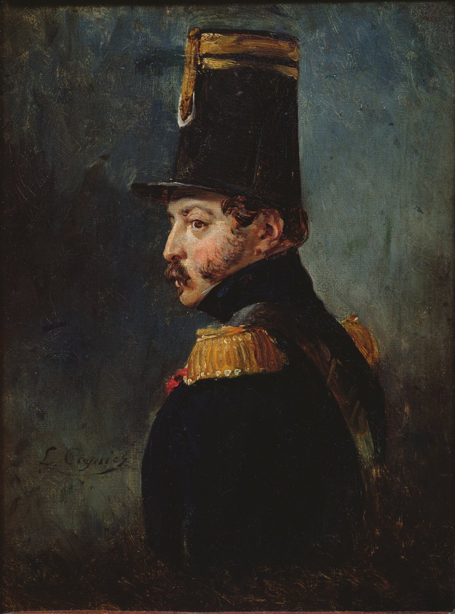 Ritratto presunto di Generale Gaston Auguste de Gallifet da Léon Cogniet